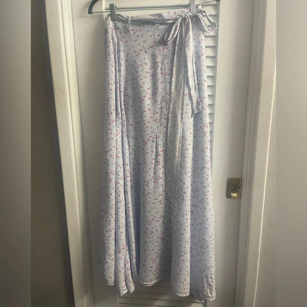 Denim & Supply Ralph Lauren Size small full wrap maxi skirt.Light weight & flowy - Picture 10 of 12